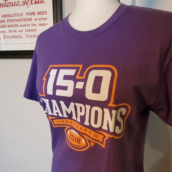 BreakingT Clemson 2018 Undefeated Short Sleeve Shirt - Picture 3 of 8